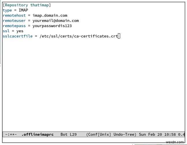 วิธีใช้อีเมลภายใน Emacs 