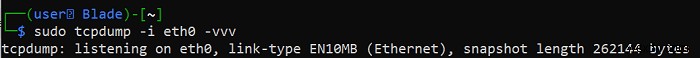 วิธีใช้ tcpdump สำหรับ Packet Capture 