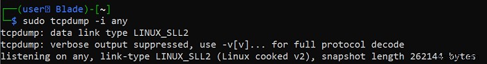 วิธีใช้ tcpdump สำหรับ Packet Capture 