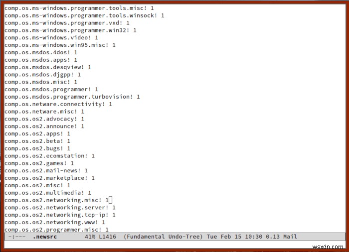 วิธีใช้ Emacs เป็นโปรแกรมอ่าน USENET ด้วย Gnus 