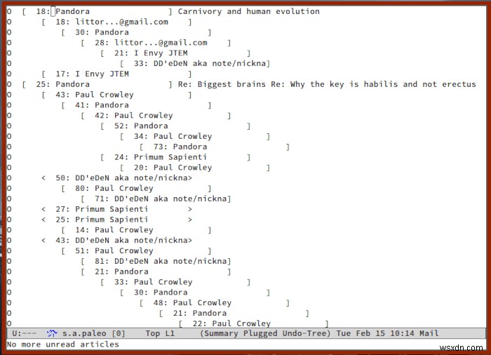 วิธีใช้ Emacs เป็นโปรแกรมอ่าน USENET ด้วย Gnus 