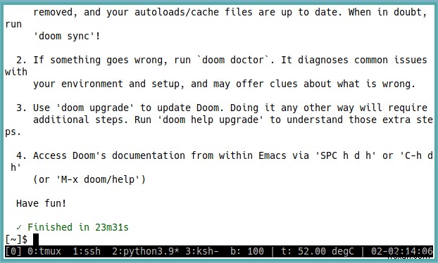 Doom Emacs คืออะไรและจะติดตั้งได้อย่างไร 