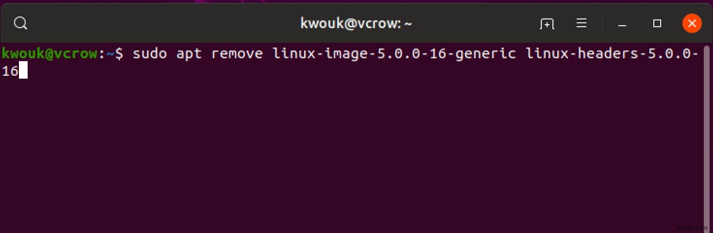 วิธีดาวน์เกรดเคอร์เนลใน Linux 