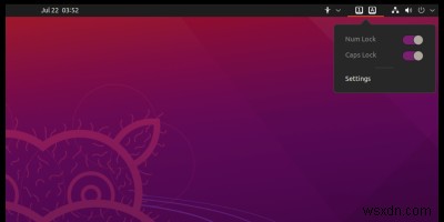 วิธีเปิดใช้งาน Caps Lock Key Indicator ใน Ubuntu 