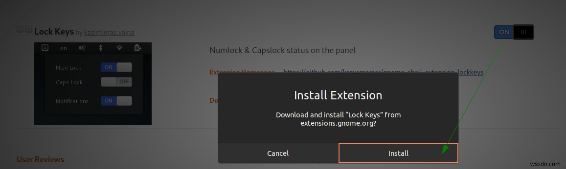 วิธีเปิดใช้งาน Caps Lock Key Indicator ใน Ubuntu 