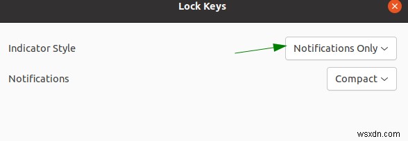 วิธีเปิดใช้งาน Caps Lock Key Indicator ใน Ubuntu 