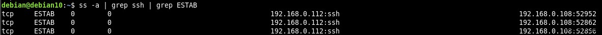 วิธีแสดงการเชื่อมต่อ SSH ที่ใช้งานอยู่ทั้งหมดใน Linux 