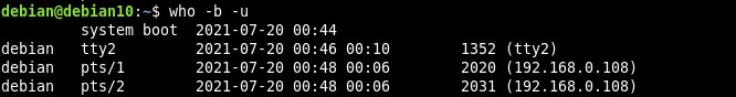 วิธีแสดงการเชื่อมต่อ SSH ที่ใช้งานอยู่ทั้งหมดใน Linux 