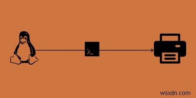 วิธีใช้คำสั่ง lp ใน Linux เพื่อพิมพ์ไฟล์จาก Terminal 
