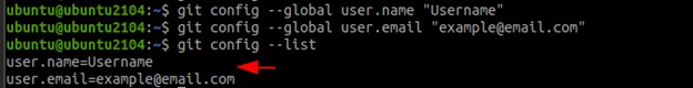 วิธีตั้งค่าชื่อผู้ใช้และอีเมล Git ใน Ubuntu 