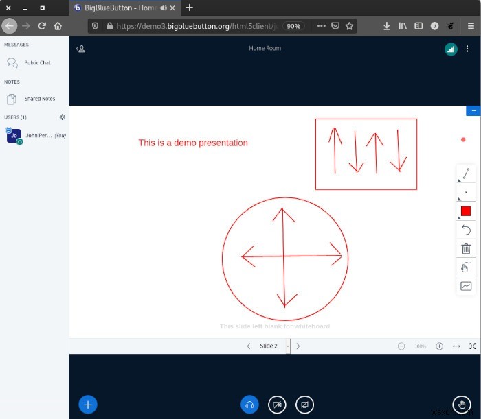 วิธีใช้ BigBlueButton สำหรับการประชุมผ่านเว็บบน Linux 