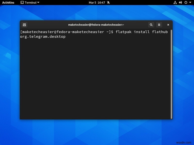 วิธีการติดตั้งแอพ Telegram Desktop ใน Linux 