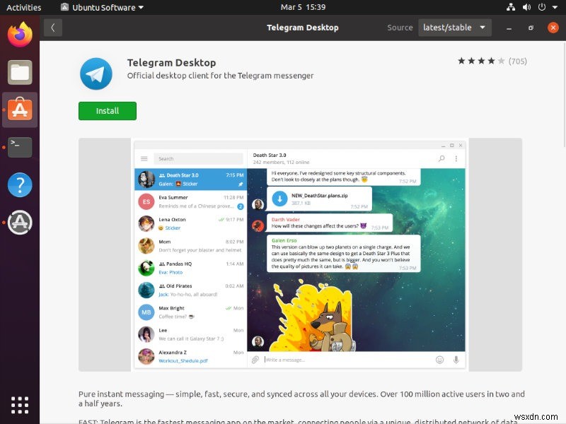 วิธีการติดตั้งแอพ Telegram Desktop ใน Linux 