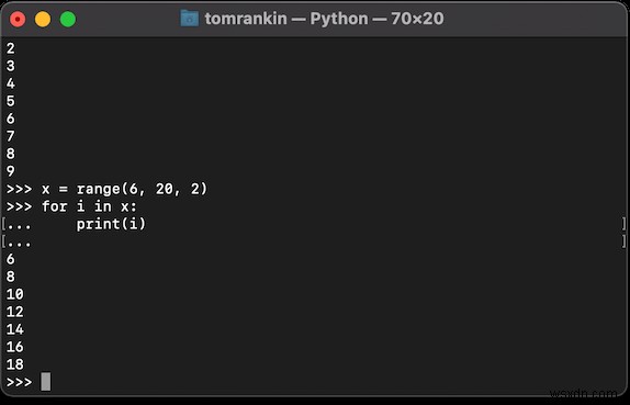 Python range() อธิบาย:มันคืออะไรและจะใช้งานอย่างไร 