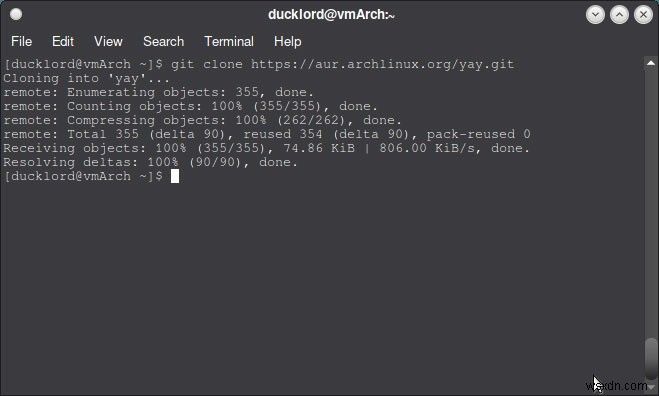 วิธีใช้ AUR ใน Arch Linux 