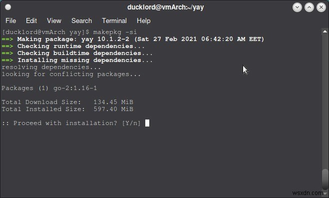 วิธีใช้ AUR ใน Arch Linux 