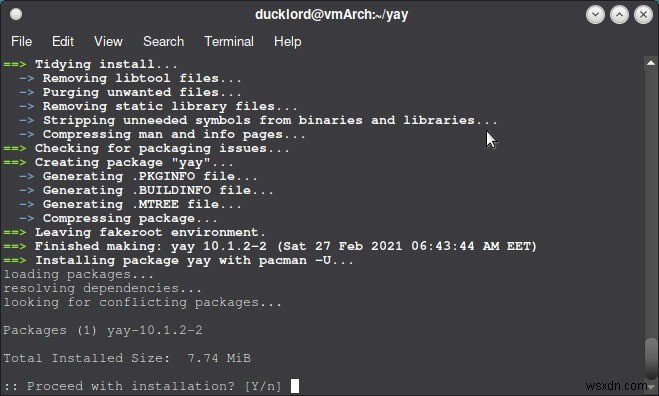 วิธีใช้ AUR ใน Arch Linux 