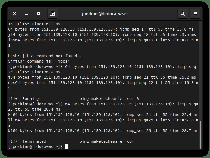 วิธีเรียกใช้ Bash Commands ในพื้นหลังใน Linux 