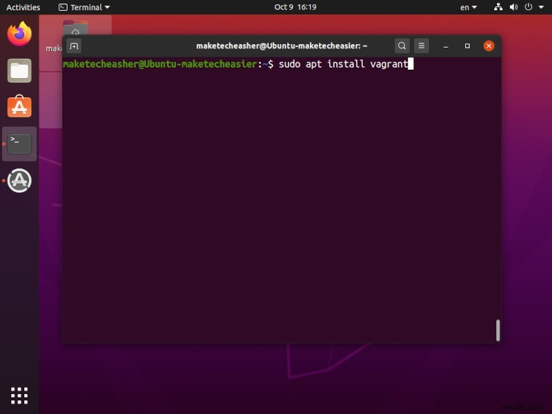 เริ่มต้นใช้งาน Vagrant บน Linux 