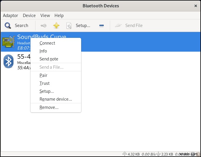 วิธีการตั้งค่า Bluetooth ใน Linux 