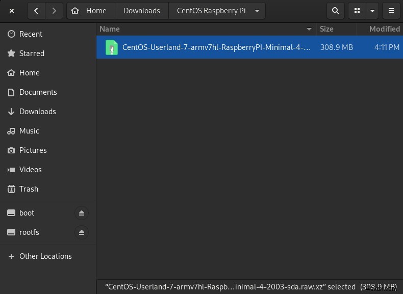 วิธีการติดตั้ง CentOS บน Raspberry Pi 