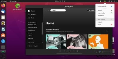 วิธีย่อขนาด Spotify ไปที่ System Tray ใน Linux 