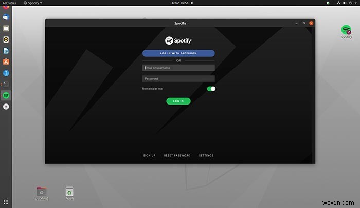 วิธีย่อขนาด Spotify ไปที่ System Tray ใน Linux 
