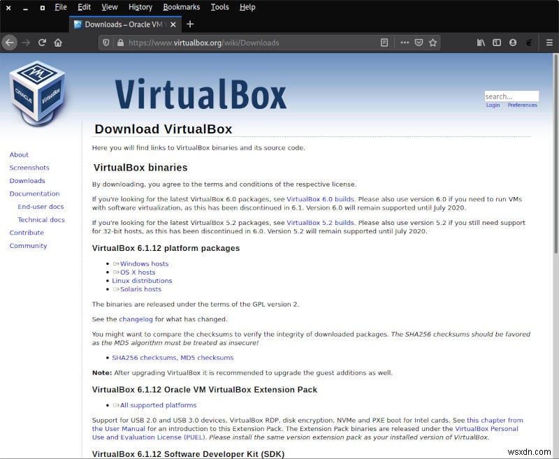 วิธีการติดตั้ง Windows ใน VirtualBox ใน Linux 