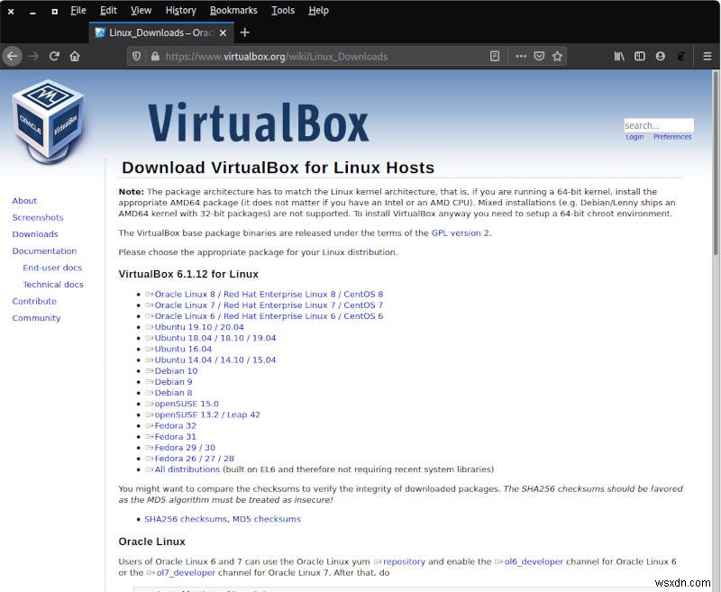 วิธีการติดตั้ง Windows ใน VirtualBox ใน Linux 