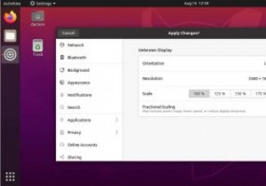 วิธีเปิดใช้งานการปรับขนาดเศษส่วนใน Ubuntu 20.04 