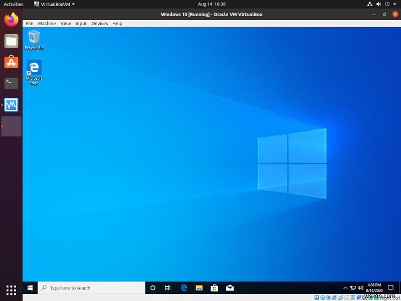 วิธีการติดตั้ง Windows ใน VirtualBox ใน Linux 