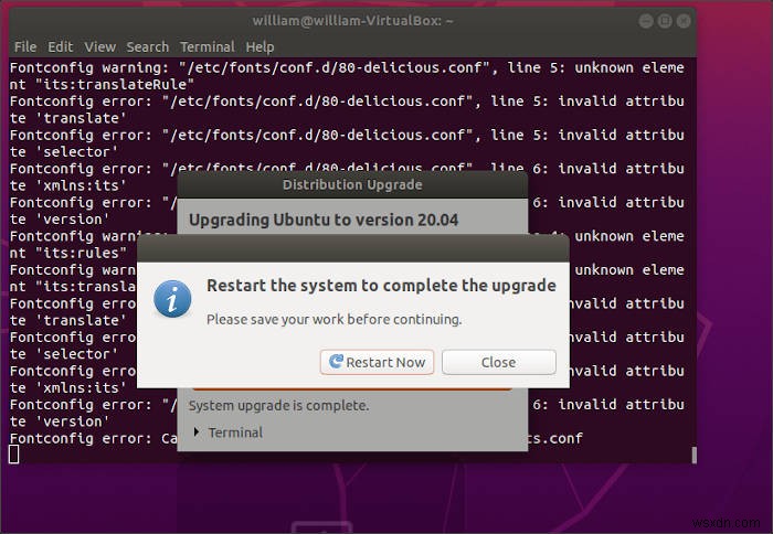 วิธีอัปเกรด Ubuntu 18.04 LTS เป็น Ubuntu 20.04 LTS 