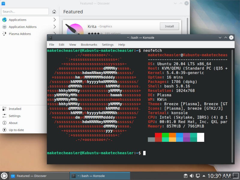 KDE Plasma Review:มีด Swiss Army ของเดสก์ท็อป 