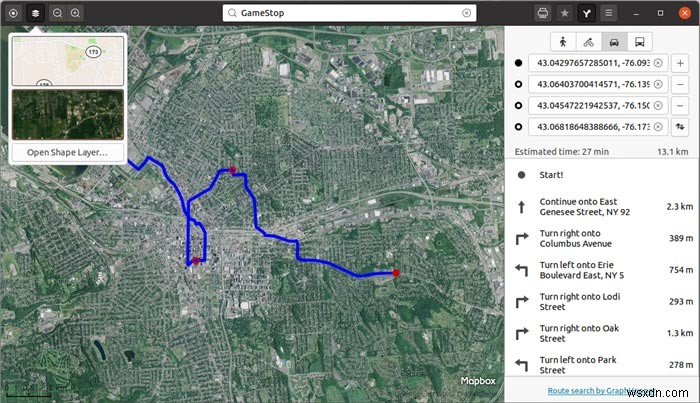 วิธีดาวน์โหลด Gnome Maps และส่งออกเส้นทางเป็น PDF 