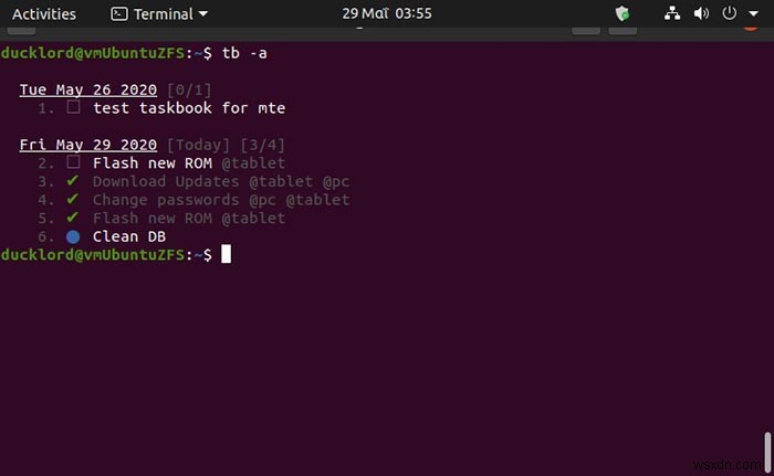 วิธีจัดการงานของคุณใน Terminal ด้วย Taskbook 