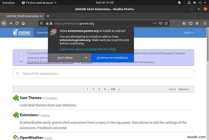 วิธีซ่อนแถบด้านบนและแผงด้านข้างใน Ubuntu 20.04 