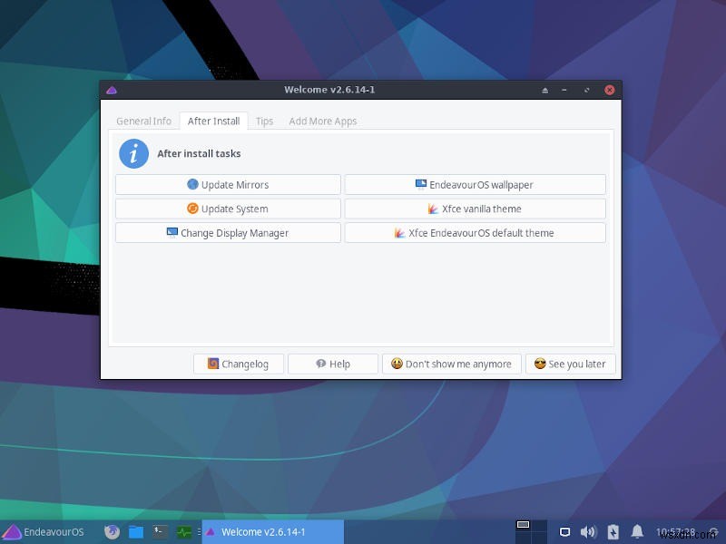 EndeavourOS Review:การกระจาย Linux บน Arch-Based ที่ใช้งานง่าย 