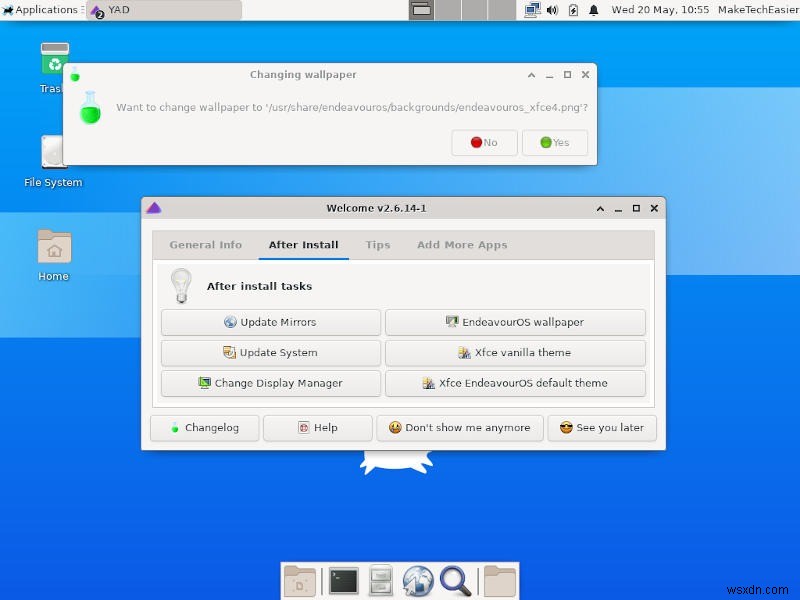 EndeavourOS Review:การกระจาย Linux บน Arch-Based ที่ใช้งานง่าย 