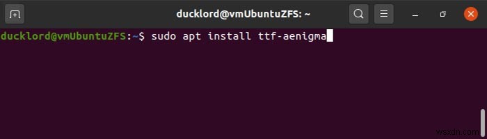 วิธีการติดตั้งแบบอักษรใน Ubuntu 20.04 