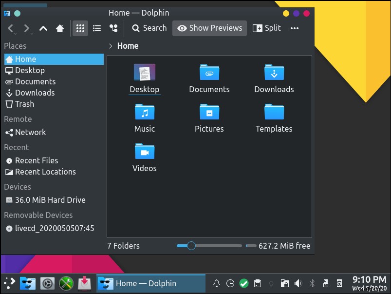 PCLinuxOS KDE 2020.05 รีวิว:ไม่ใช่สำหรับสามเณร 