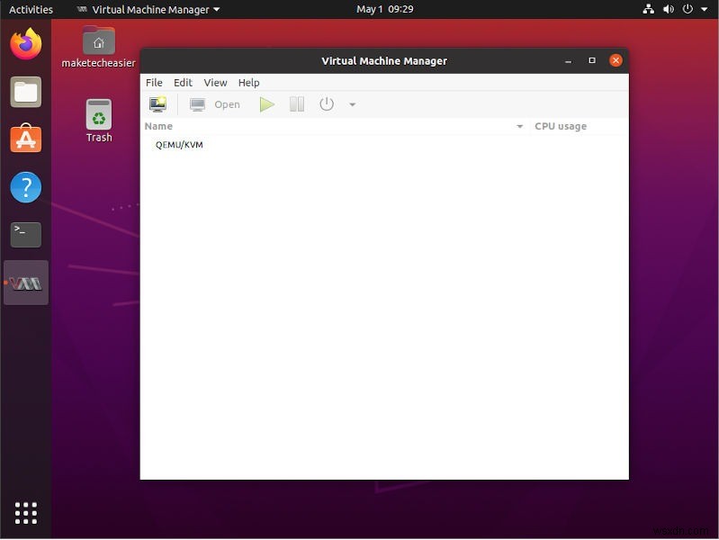 วิธีเริ่มต้นใช้งาน Virtual Machine Manager ใน Linux 