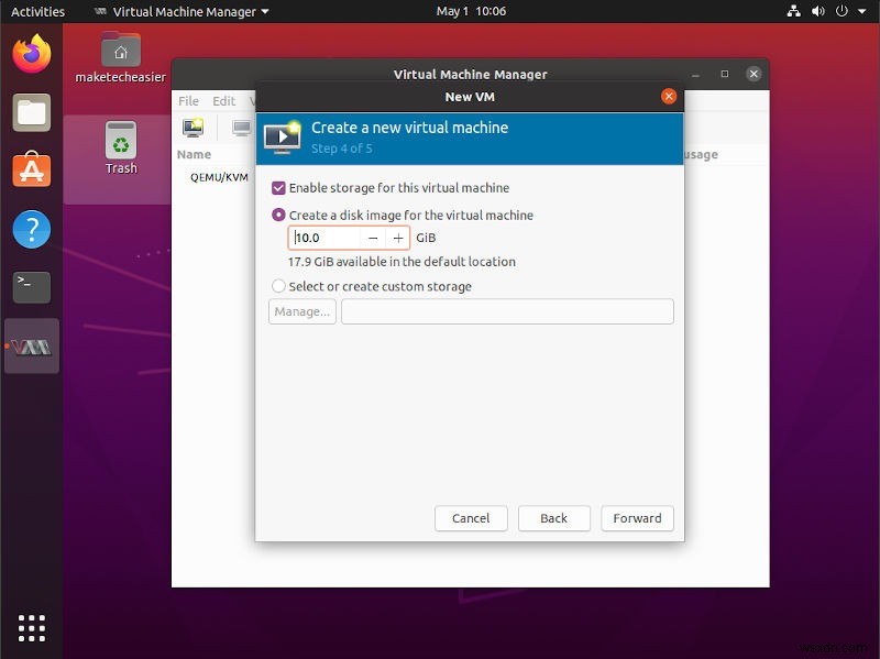 วิธีเริ่มต้นใช้งาน Virtual Machine Manager ใน Linux 