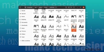 วิธีการติดตั้ง Microsoft Truetype Fonts ใน Linux 