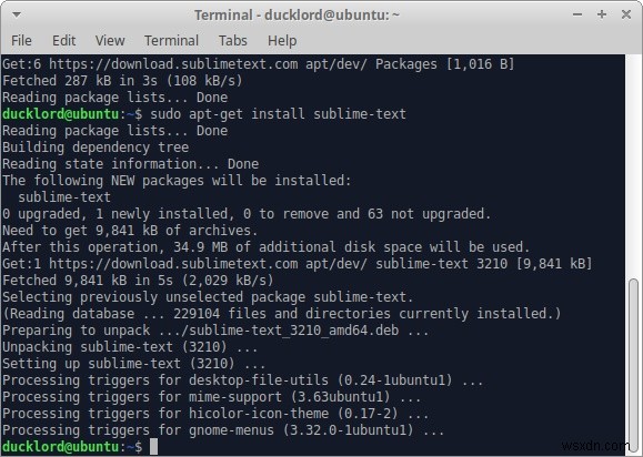 วิธีการติดตั้ง Sublime Text บน Ubuntu 