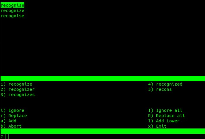 วิธีตรวจสอบการสะกดใน Linux Terminal 