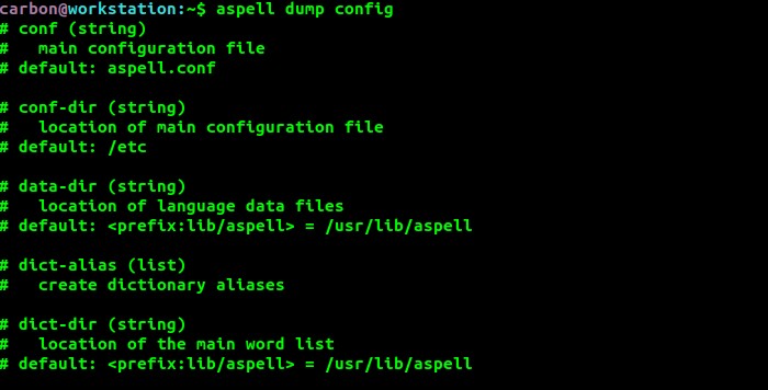 วิธีตรวจสอบการสะกดใน Linux Terminal 