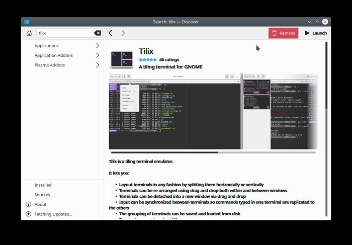 อัปเกรดเทอร์มินัล Linux ของคุณด้วย Tilix 