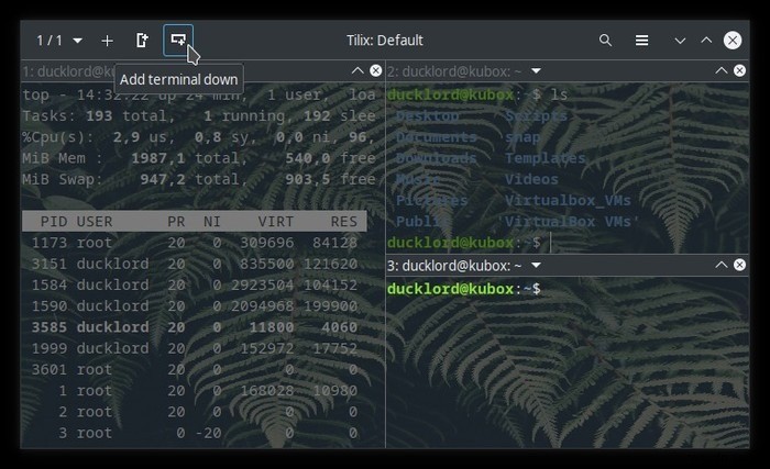 อัปเกรดเทอร์มินัล Linux ของคุณด้วย Tilix 