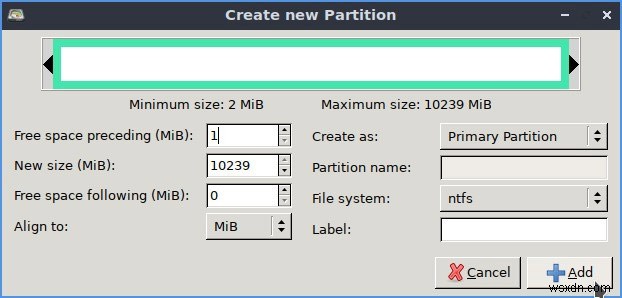 วิธีฟอร์แมตฮาร์ดไดรฟ์เป็น NTFS ใน Linux 