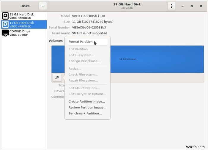 วิธีฟอร์แมตฮาร์ดไดรฟ์เป็น NTFS ใน Linux 